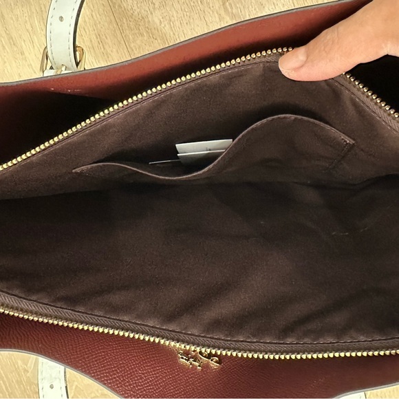 Coach Cream Signature Tote Bag - Picture 5 of 6